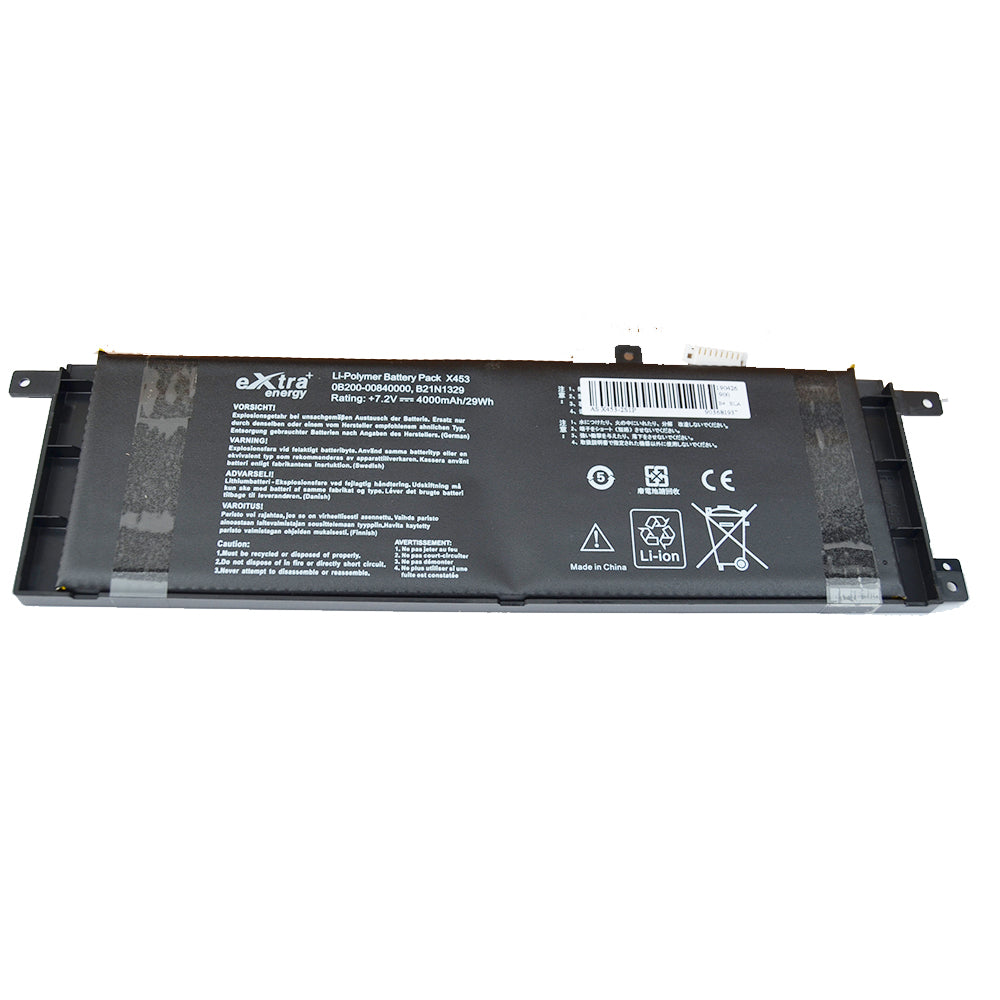 Baterie laptop Asus X453 X553 X553M X553MA F553 F553M F553MA B21N1329, 2 celule, 4000mAh, 7.2V, Li-Polymer