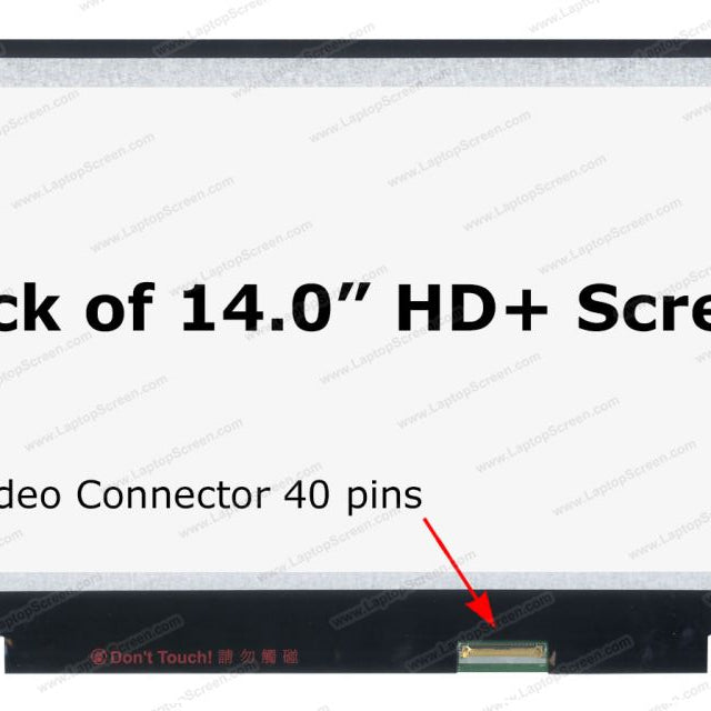 Display laptop 14.0 inch HD+ 1600x900 B140RW02 with brakets 40 pini