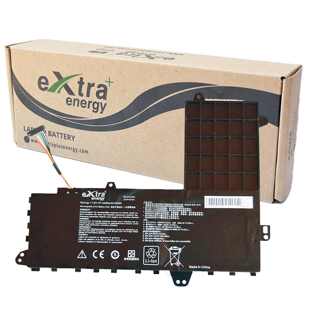 Baterie laptop Asus E402S E402SA E502S B21N1505, 2 celule, 3400mAh, 7.6V, Li-Polymer
