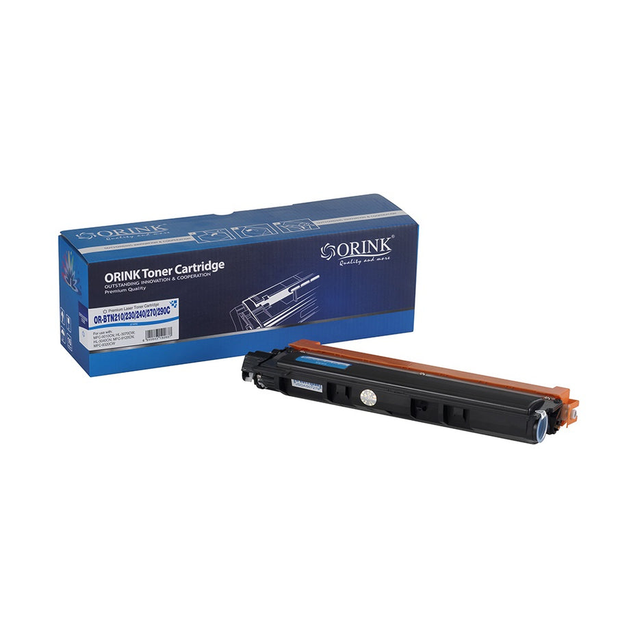 Toner compatibil Brother TN210, TN230, TN250, TN270, Cyan, 1400 pagini