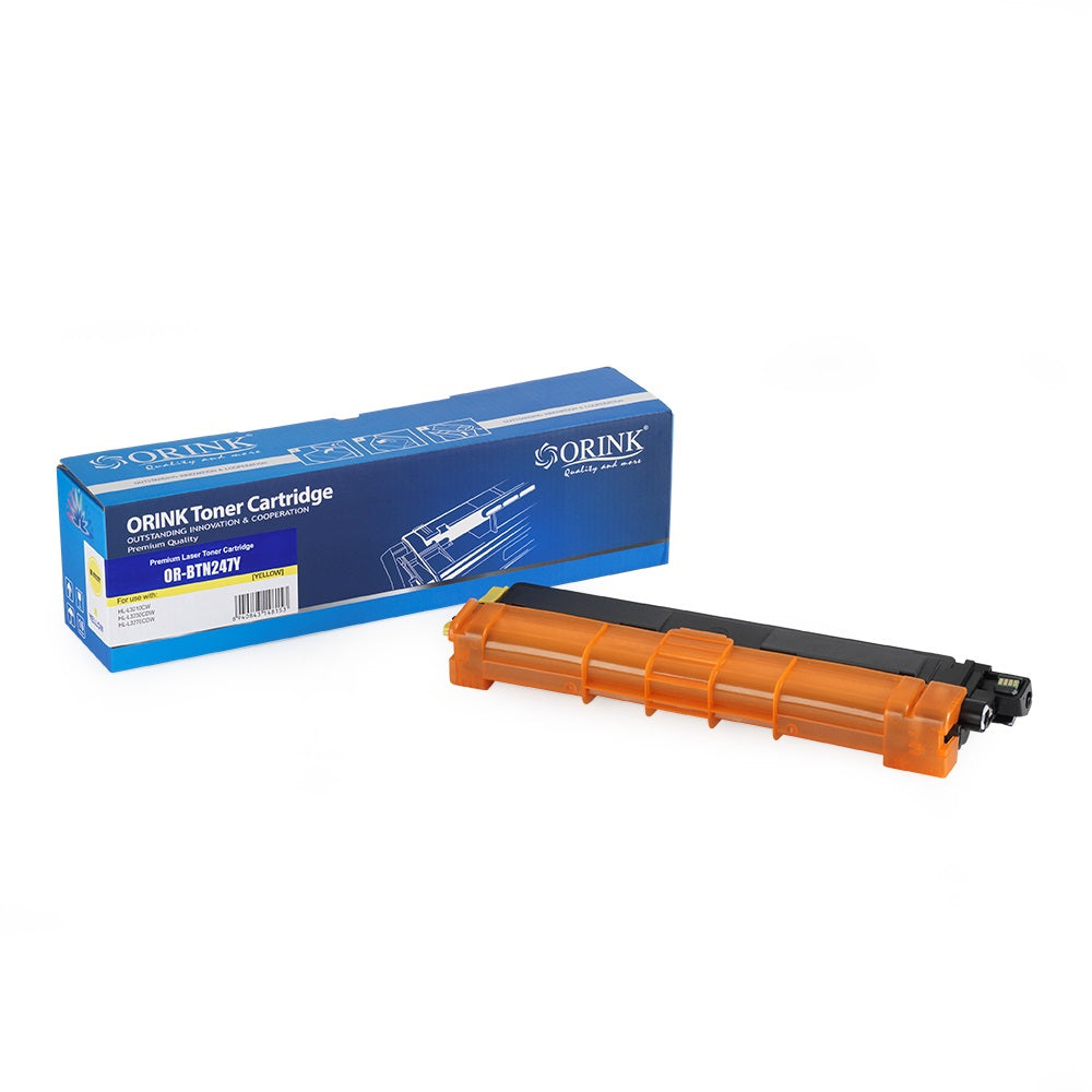 Toner compatibil Brother TN247 Y, Galben, 2300 pagini