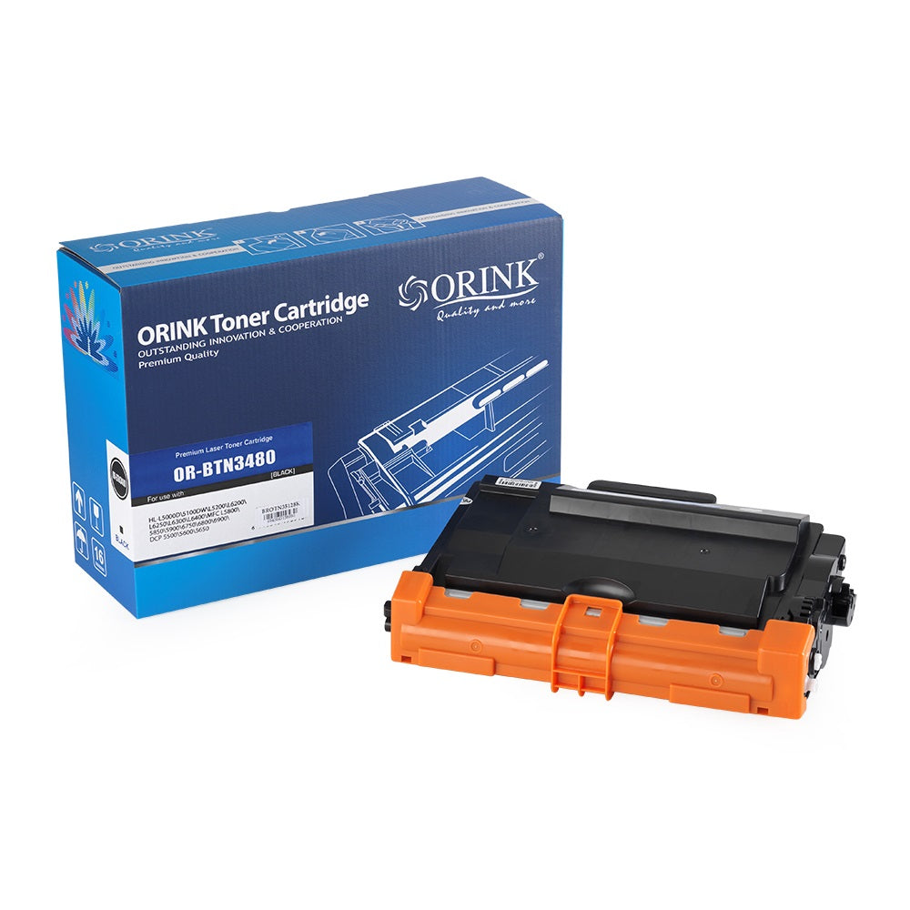 Toner compatibil Brother TN3480, TN850, TN3485, TN3448, Negru, 8000 pagini