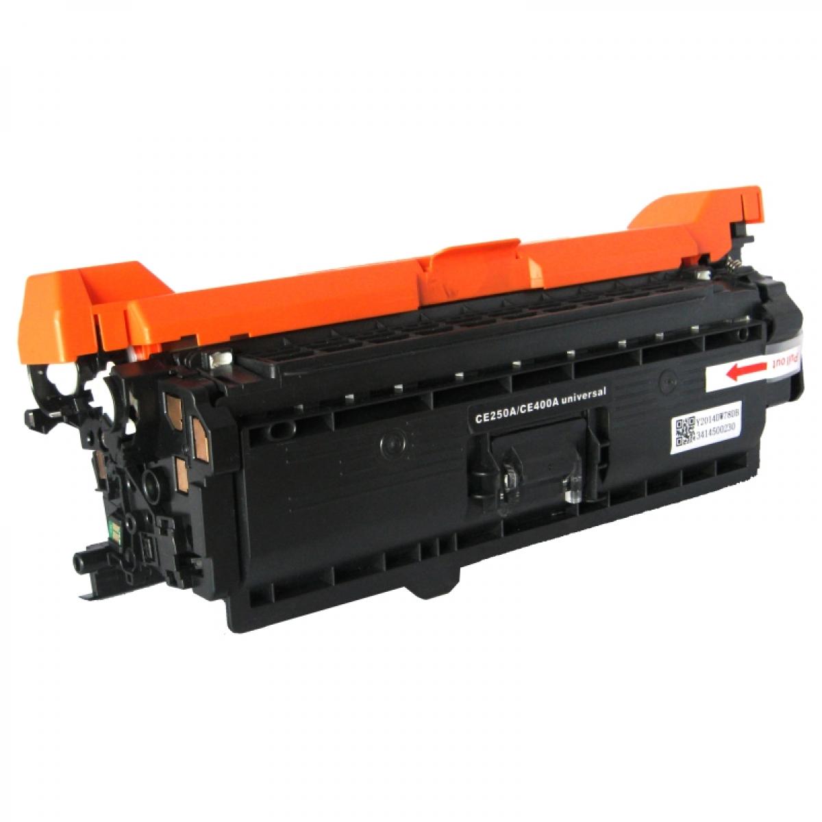 Toner compatibil HP 504A CE250A, Negru, 5000 pagini