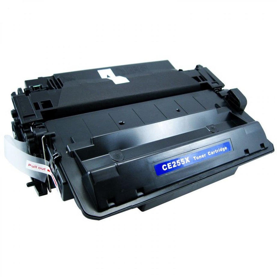 Toner compatibil HP CE255X pentru HP LJ P3015 Series, HP LJ P3010 Series și HP LBP 6750dn, Negru, 12.500 pagini