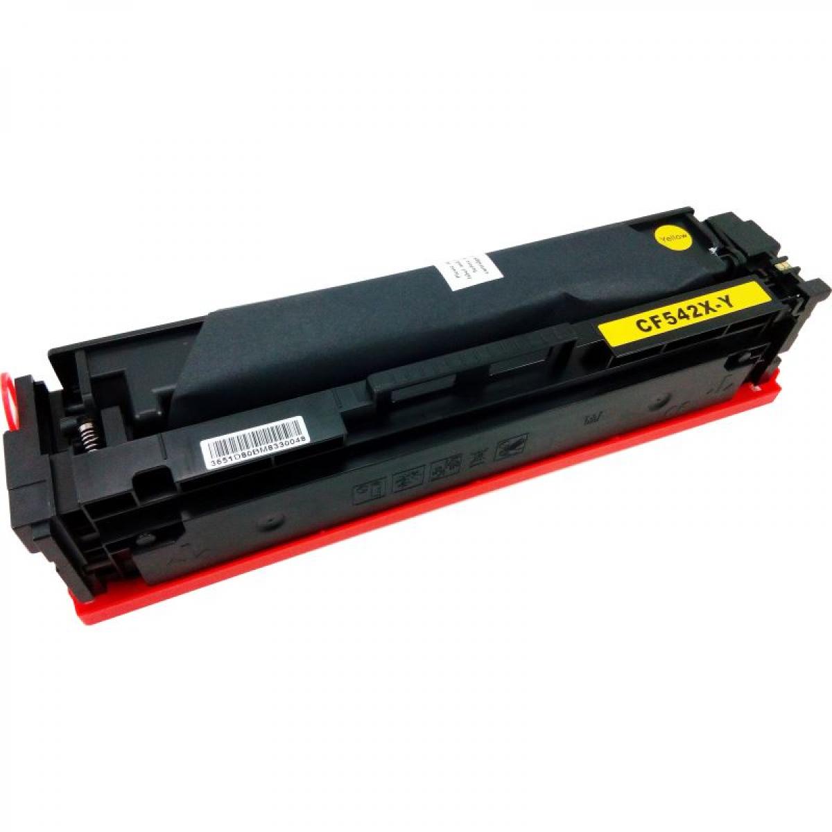 Toner compatibil HP CF542X, HP 203X, CRG054H Y, Galben, 2500 pagini