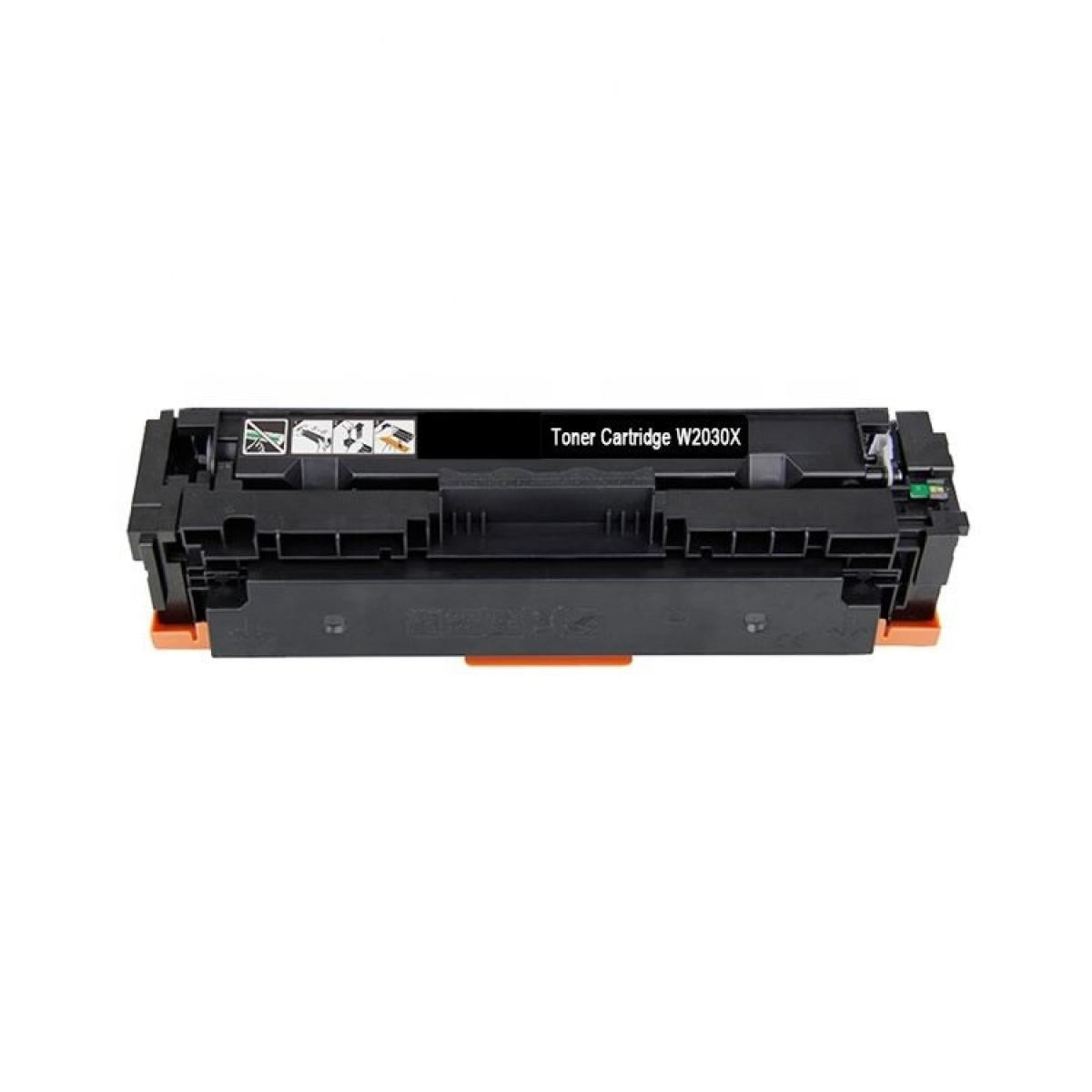Toner compatibil HP 415X, Canon, W2030X, CRG055K, Negru, 7500 pagini