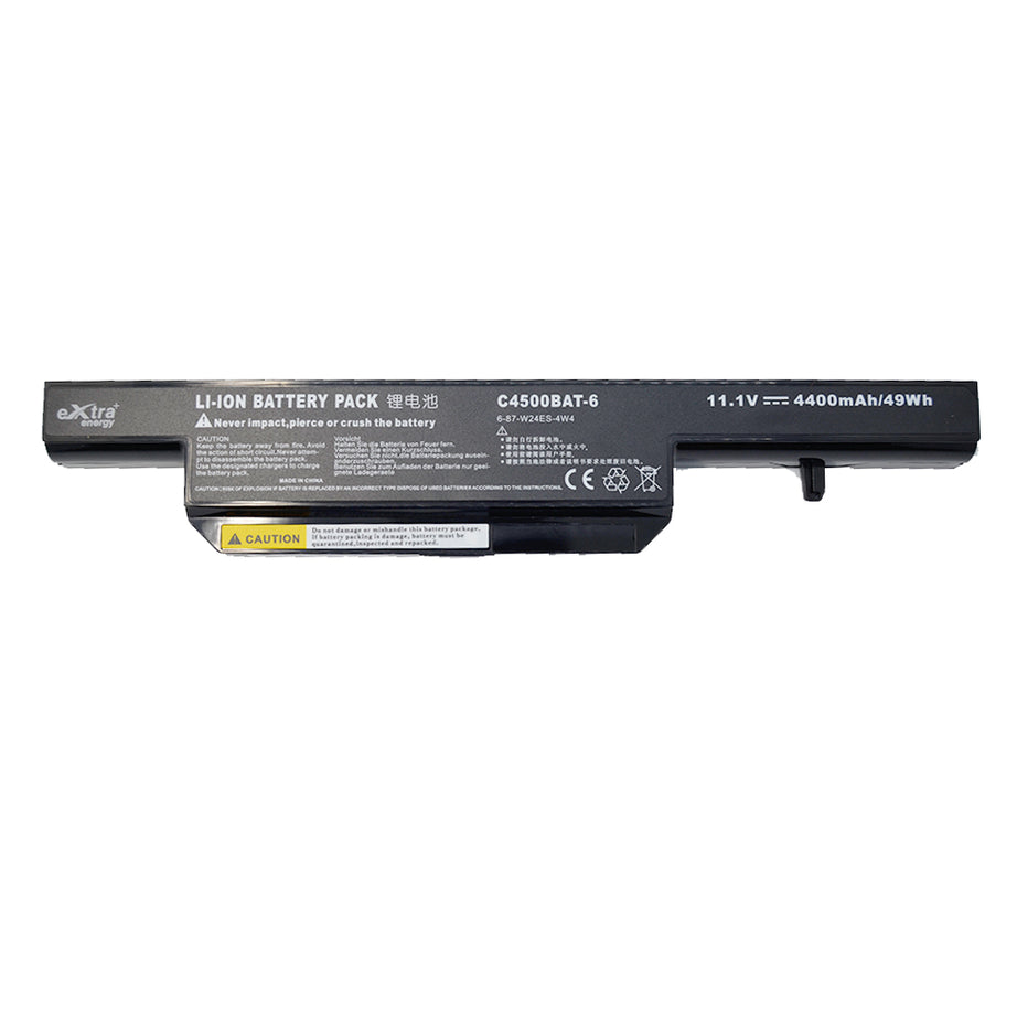 Baterie laptop Clevo B4100M B4105 B5100M S450 C4500 C4501 C4505 C480S C5105 C5505 W150 W170ER W170HN W250ES C4500BAT-6, 6 celule, 4400mAh, 11.1V, Li-Ion