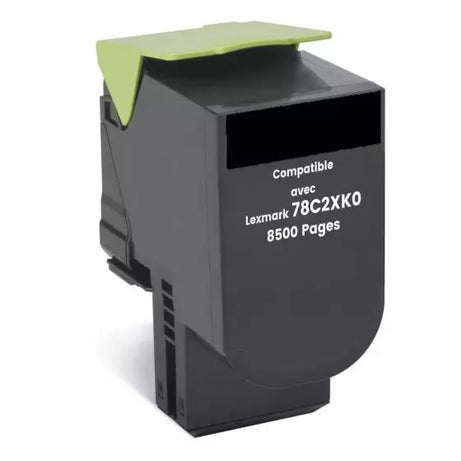 Toner compatibil Lexmark 78C2XK0 pentru Lexmark CS421ADN, Lexmark CS421DN și Lexmark CS52DN, Negru, 8.500 pagini