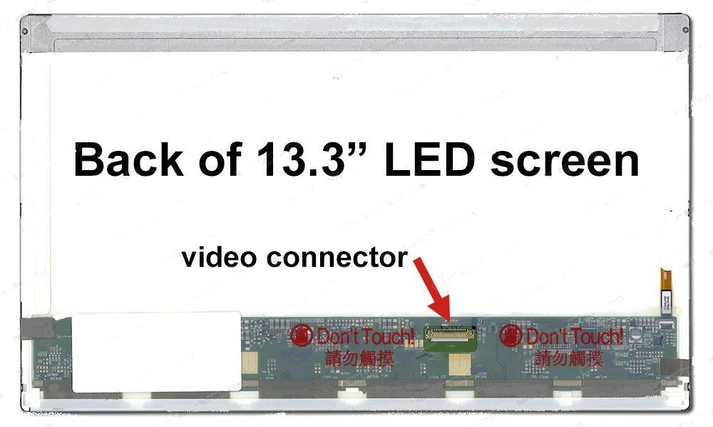 Display laptop 13.3-inch LED 40 pini WXGA HD