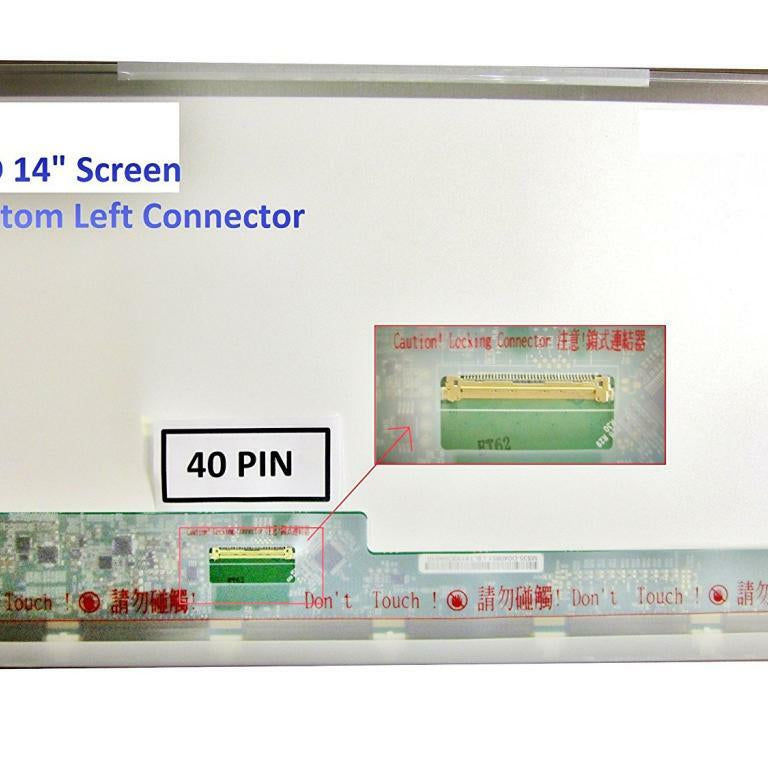 Display laptop 14.0 inch LED 1366 x 768 WXGA HD fara prinderi 40 pini