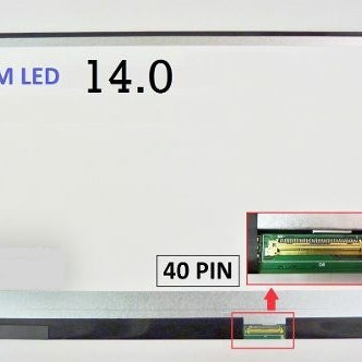 Display laptop 14.0 inch subtire B140XW03 1366 x 768 HD cu prinderi 40pin