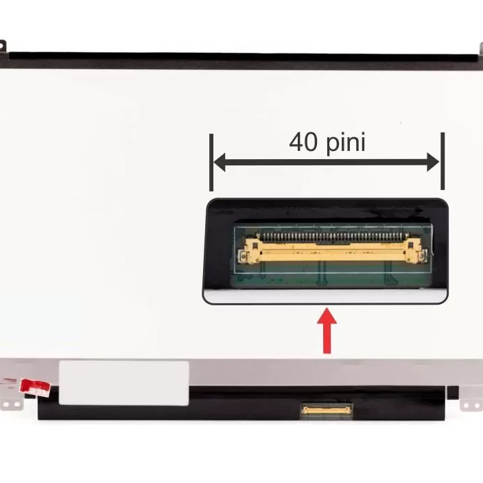 Display laptop 14.0 inch subtire B140XW03 1366 x 768 HD cu prinderi 40pin
