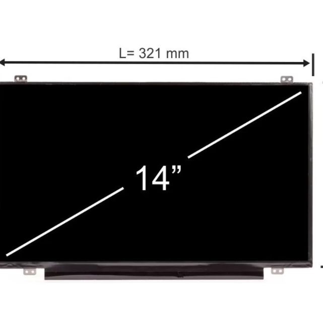 Display laptop 14.0 inch subtire B140XW03 1366 x 768 HD cu prinderi 40pin