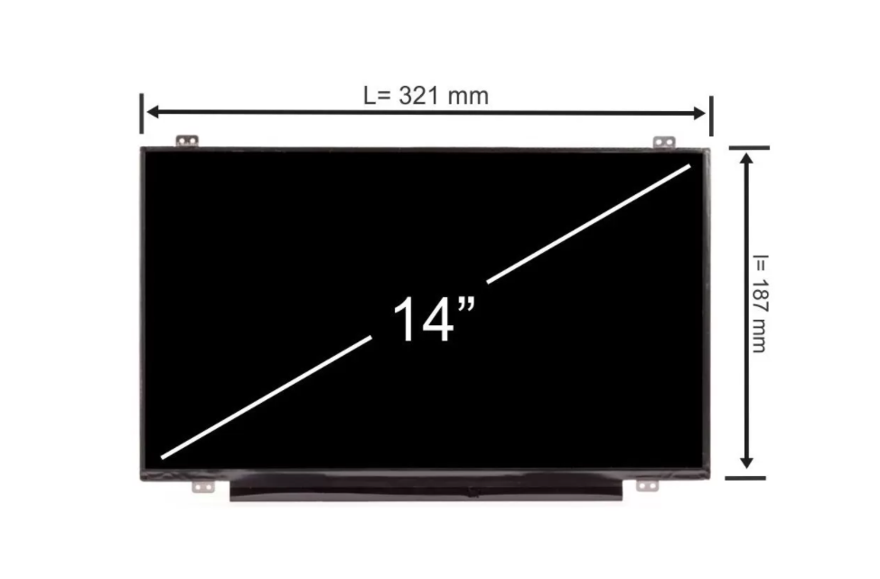 Display laptop 14.0 inch subtire B140XW03 1366 x 768 HD cu prinderi 40pin