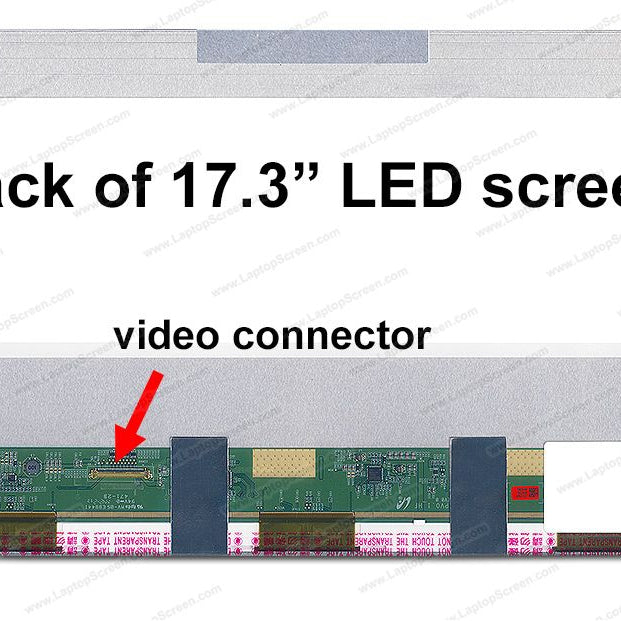Display laptop 17.3 inch LED 1600x900 conector stanga LP173WD1(TL)(A1) 40 pini