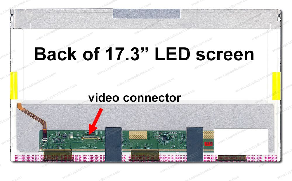 Display laptop 17.3 inch LED 1600x900 conector stanga LP173WD1(TL)(A1) 40 pini