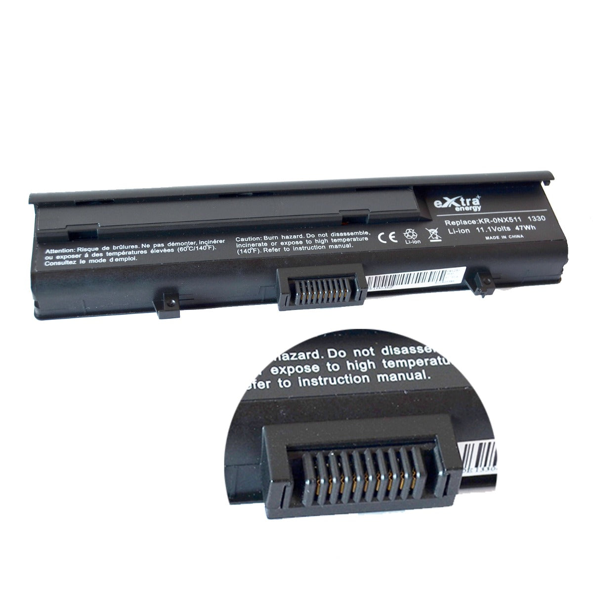Baterie laptop Dell XPS M1330 M1350 M1330H PU556 WR050, 6 celule, 4234mAh, 11.1V, Li-Ion