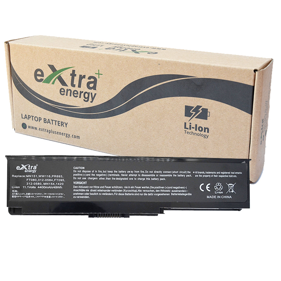 Baterie laptop Dell Inspiron 1400 1420 Vostro 1400 FT080 FT092 KX117 NR433 WW116, 6 celule, 4400mAh, 11.1V, Li-Ion