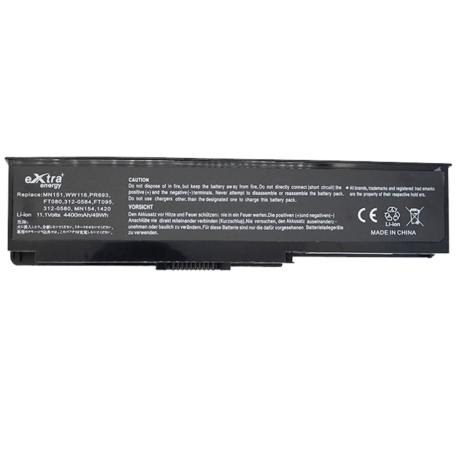 Baterie laptop Dell Inspiron 1400 1420 Vostro 1400 FT080 FT092 KX117 NR433 WW116, 6 celule, 4400mAh, 11.1V, Li-Ion