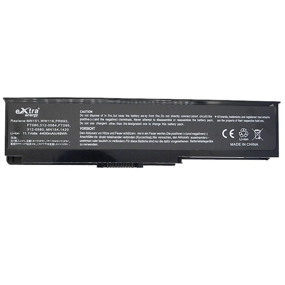 Baterie laptop Dell Inspiron 1400 1420 Vostro 1400 FT080 FT092 KX117 NR433 WW116, 6 celule, 4400mAh, 11.1V, Li-Ion