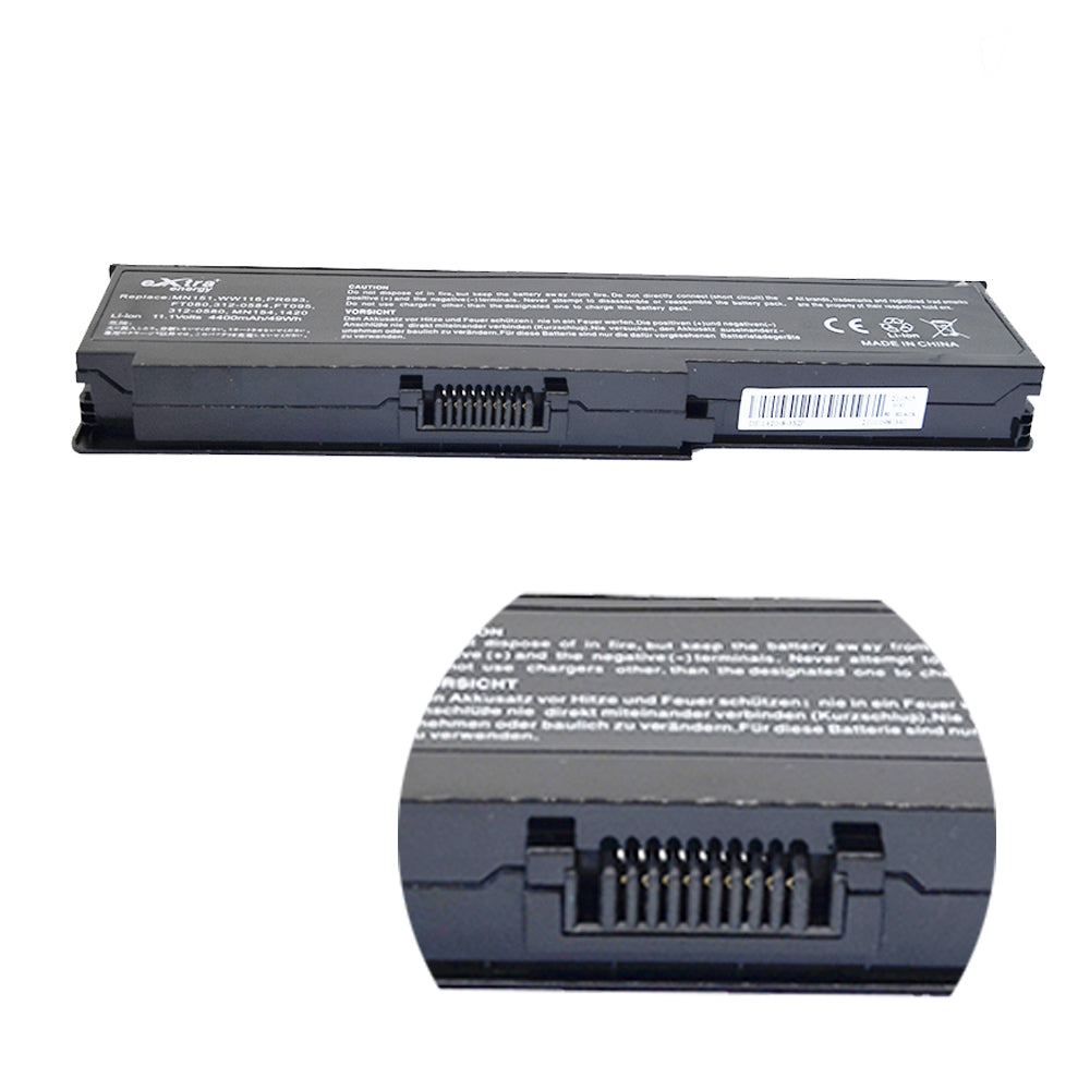 Baterie laptop Dell Inspiron 1400 1420 Vostro 1400 FT080 FT092 KX117 NR433 WW116, 6 celule, 4400mAh, 11.1V, Li-Ion