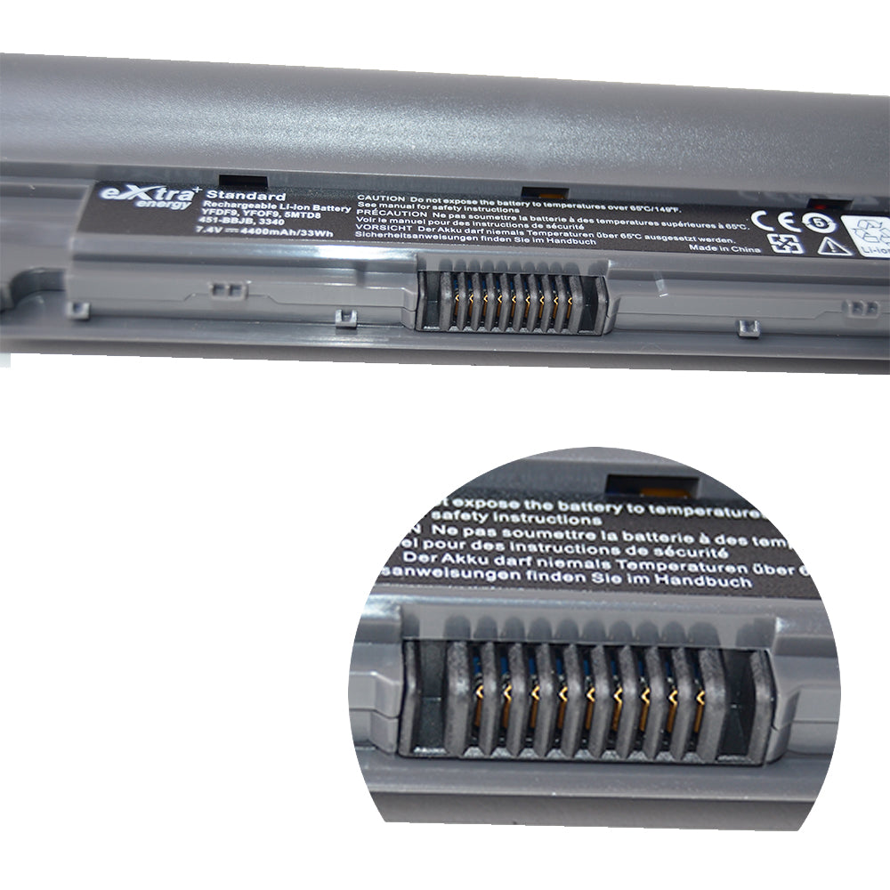 Baterie laptop Dell Latitude 13 3340 H4PJP, 4 celule, 4400mAh, 7.4V, Li-Ion