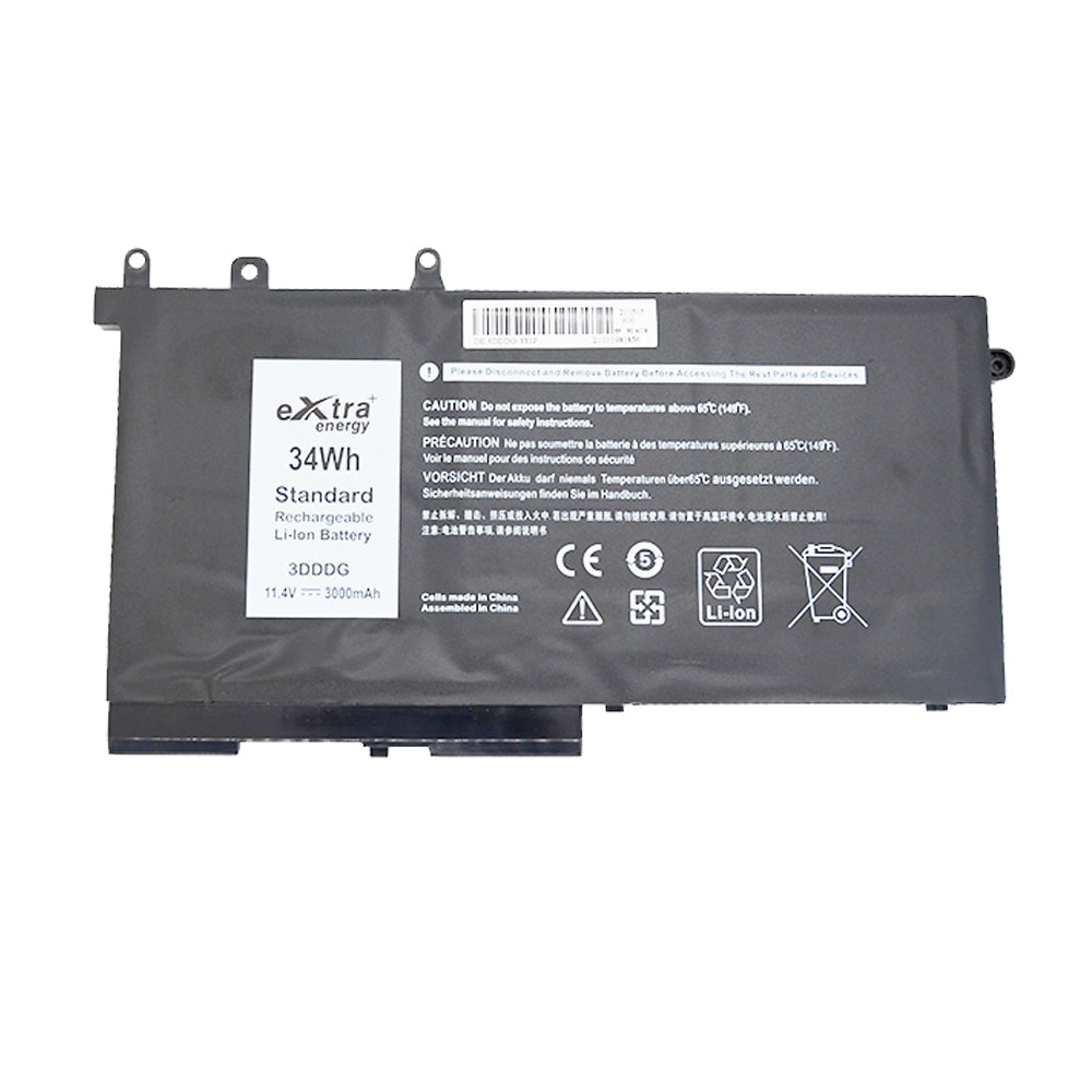 Baterie laptop Dell Latitude 5280 5290 5480 5490 5495 5580 5590 DDDG 93FTF, 3 celule, 4100mAh, 11.4V, Li-Polymer