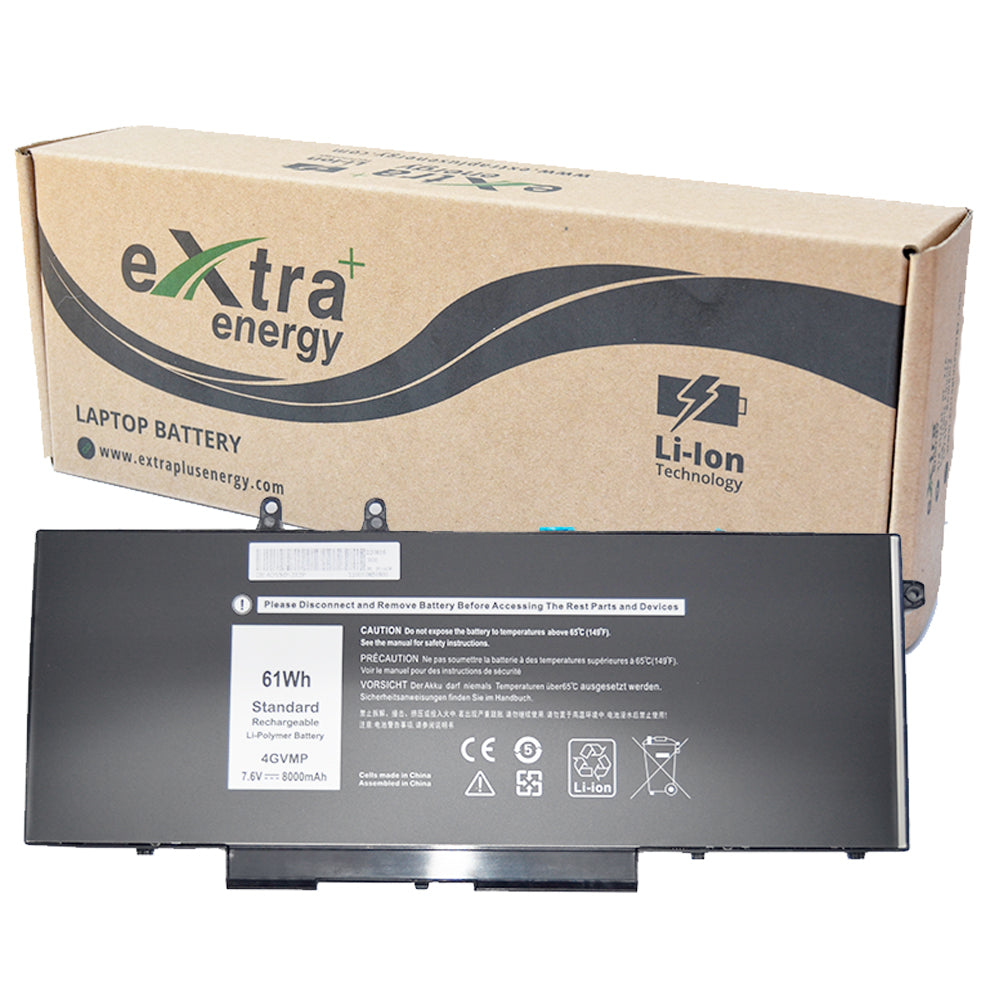 Baterie laptop Dell Latitude 5400 5410 5500 5510 Precision 3540 3550 Inspiron 7590 7591 7791 2-in-1 X77XY 1V1XF R8D7N RF7WM 9JRYT C5GV2 4GVMP, 4 celule, 8000mAh, 7.6V, Li-Polymer