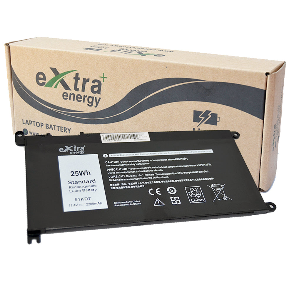 Baterie laptop Dell Chromebook 11 3100 3180 3189 5190 3181 2-in-1 Series P28T001 Y07HK FY8XM 0FY8XM, 3 celule, 2200mAh, 11.4V, Li-Polymer