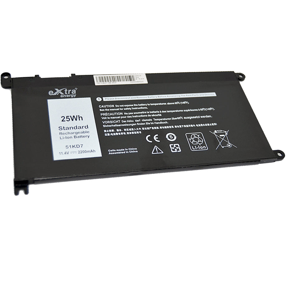 Baterie laptop Dell Chromebook 11 3100 3180 3189 5190 3181 2-in-1 Series P28T001 Y07HK FY8XM 0FY8XM, 3 celule, 2200mAh, 11.4V, Li-Polymer