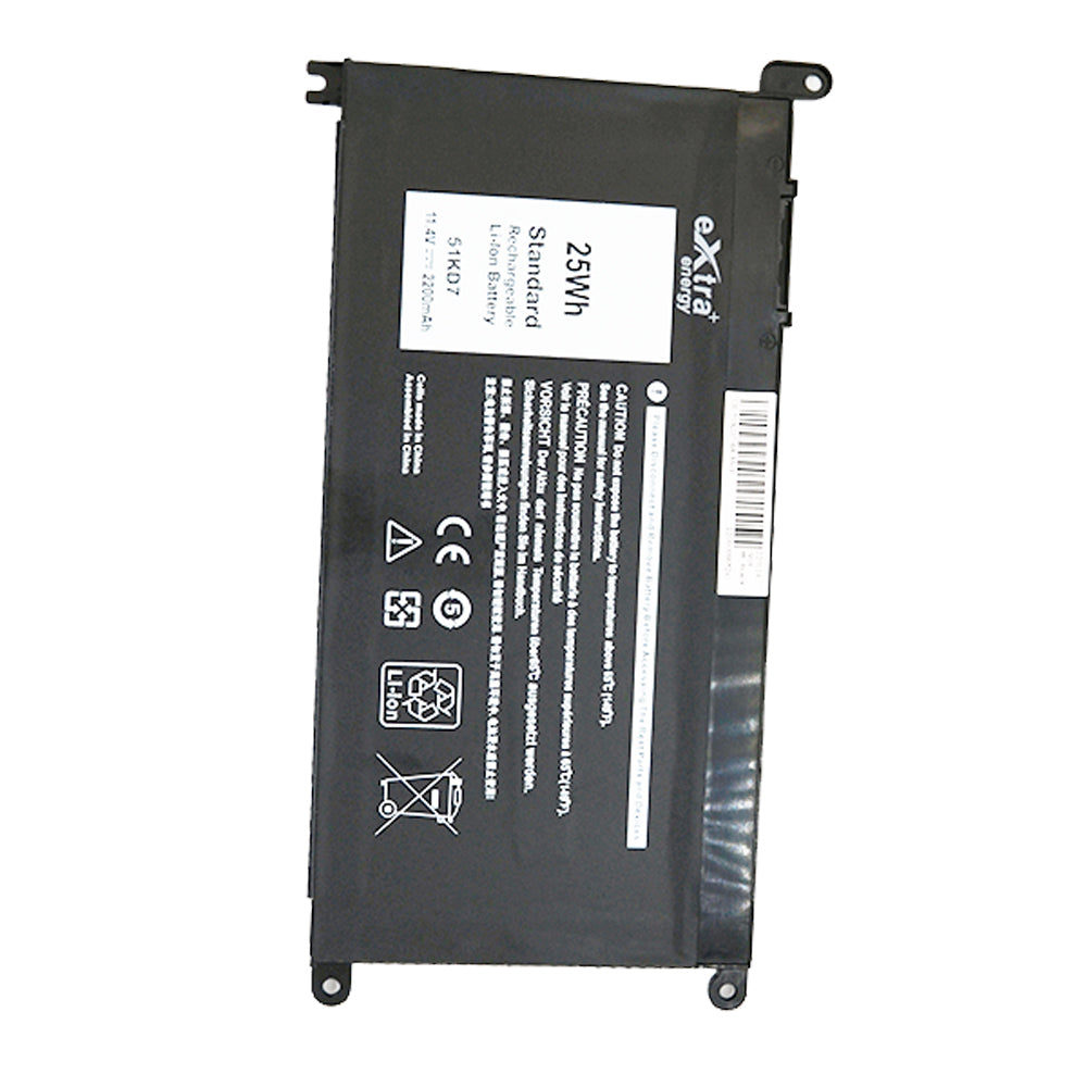 Baterie laptop Dell Chromebook 11 3100 3180 3189 5190 3181 2-in-1 Series P28T001 Y07HK FY8XM 0FY8XM, 3 celule, 2200mAh, 11.4V, Li-Polymer