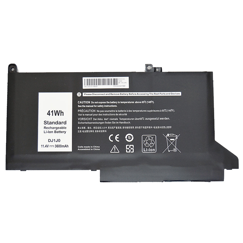 Baterie laptop Dell Latitude 12 7280 7290 E7280 E7290 13 7380 7390 E7380 E7390 14 7480 7490 E7480 E7490 DJ1J0, 3 celule, 3600mAh, 11.4V, Li-Ion