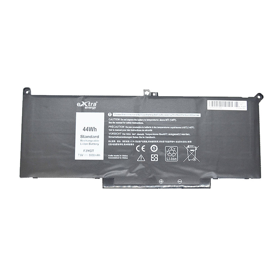 Baterie laptop pentru Dell Latitude 12 7000 7280 7290 13 7380 7390 P29S002 Latitude 14 7480 7490 F3YGT, 4 celule, 5800mAh, 7.6V, Li-Polymer