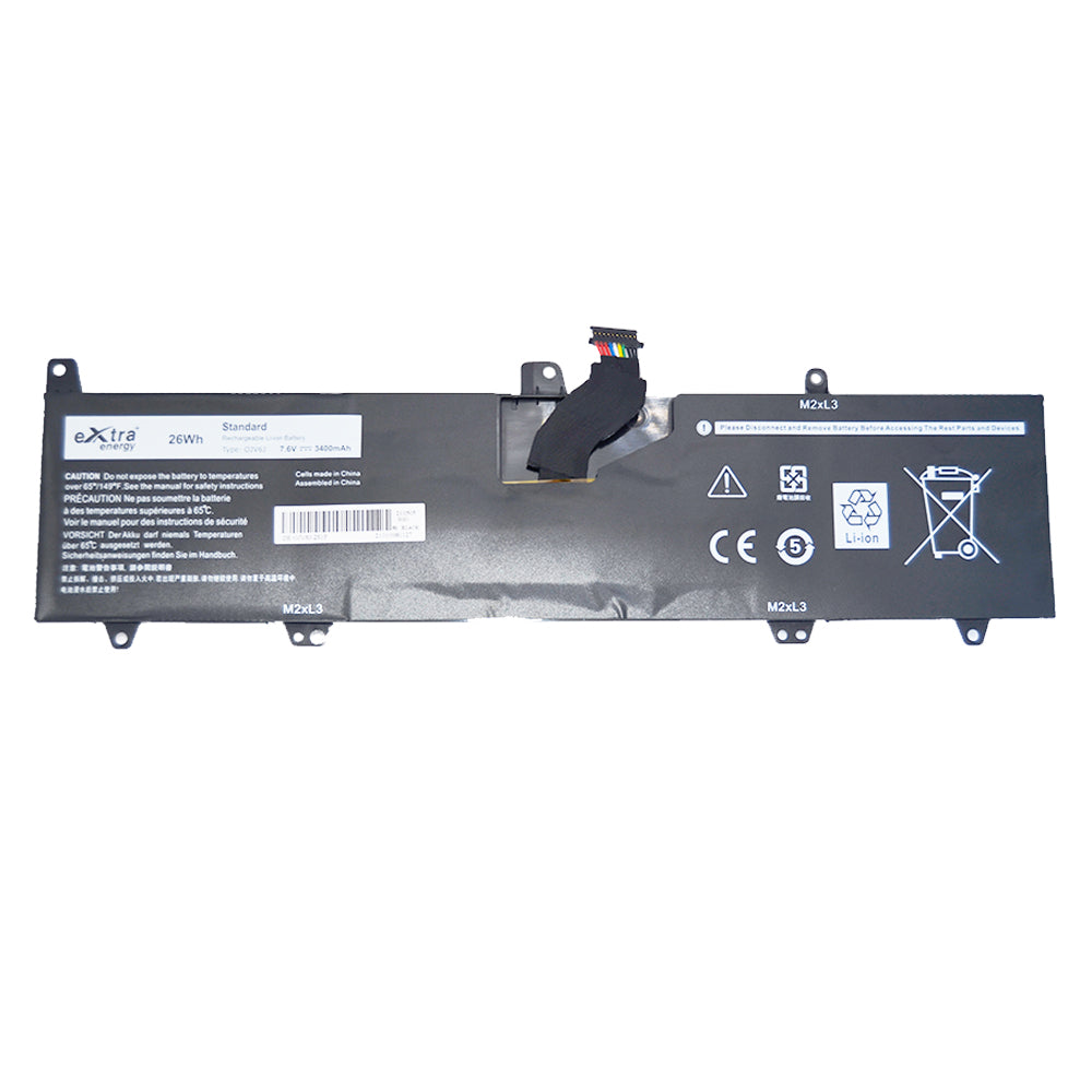 Baterie laptop Dell Inspiron 11 3162 3164 3168 3169 3179 3180 3185 0JV6J, 3 celule, 3400mAh, 7.6V, Li-Polymer