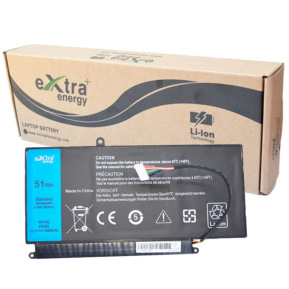 Baterie laptop Dell Vostro 5560 5460 5470 14 5480 P41G Inspiron 14-5439 V5460D-1308 V5460D-1318 5470D-1328 VH748, 3 celule, 4600mAh, 11.1V, Li-Polymer