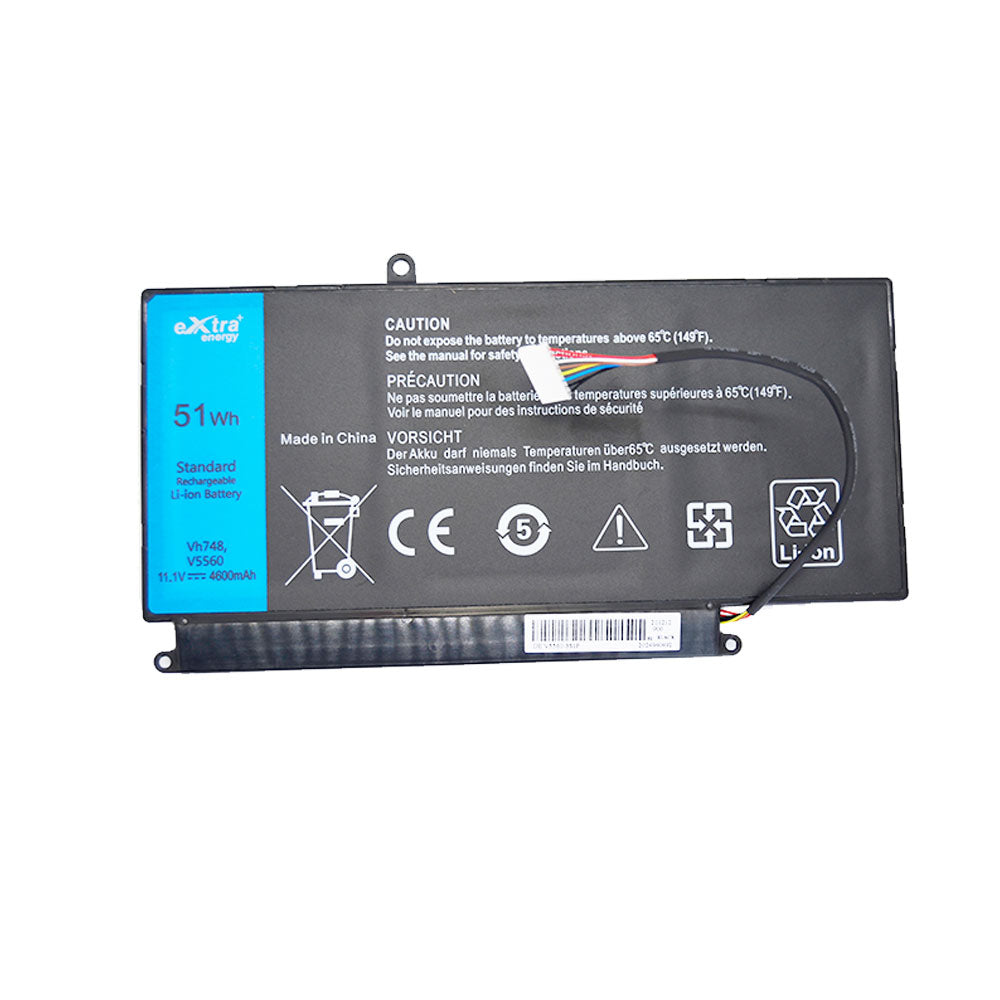 Baterie laptop Dell Vostro 5560 5460 5470 14 5480 P41G Inspiron 14-5439 V5460D-1308 V5460D-1318 5470D-1328 VH748, 3 celule, 4600mAh, 11.1V, Li-Polymer