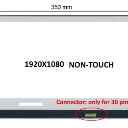 Display laptop 15.6 inch 1920x1080 Full HD IPS NV156FHM-N48 fara prinderi 30pin