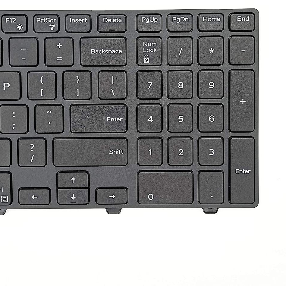 Tastatura laptop pentru Dell INSPIRON 17 5749 iluminata, US International, iluminată, cu NumPad