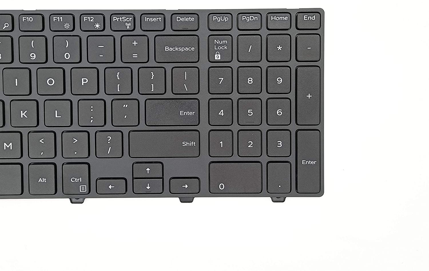 Tastatura laptop pentru Dell INSPIRON 17 5749 iluminata, US International, iluminată, cu NumPad