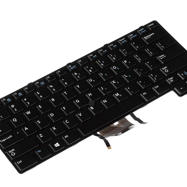 Tastatura laptop pentru Dell LATITUDE 6430U iluminata, US International, iluminată, fără NumPad