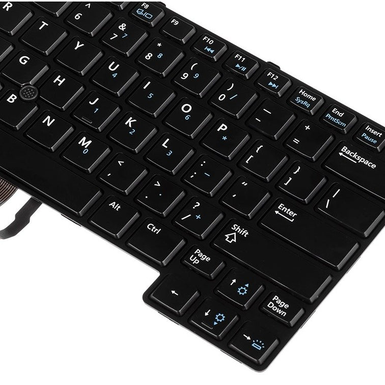 Tastatura laptop pentru Dell LATITUDE 6430U iluminata, US International, iluminată, fără NumPad