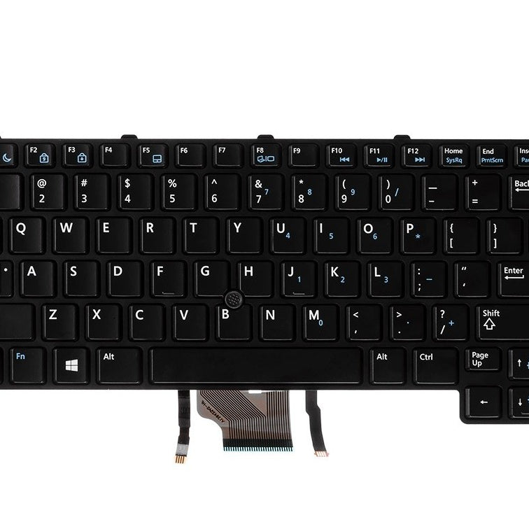 Tastatura laptop pentru Dell LATITUDE 6430U iluminata, US International, iluminată, fără NumPad