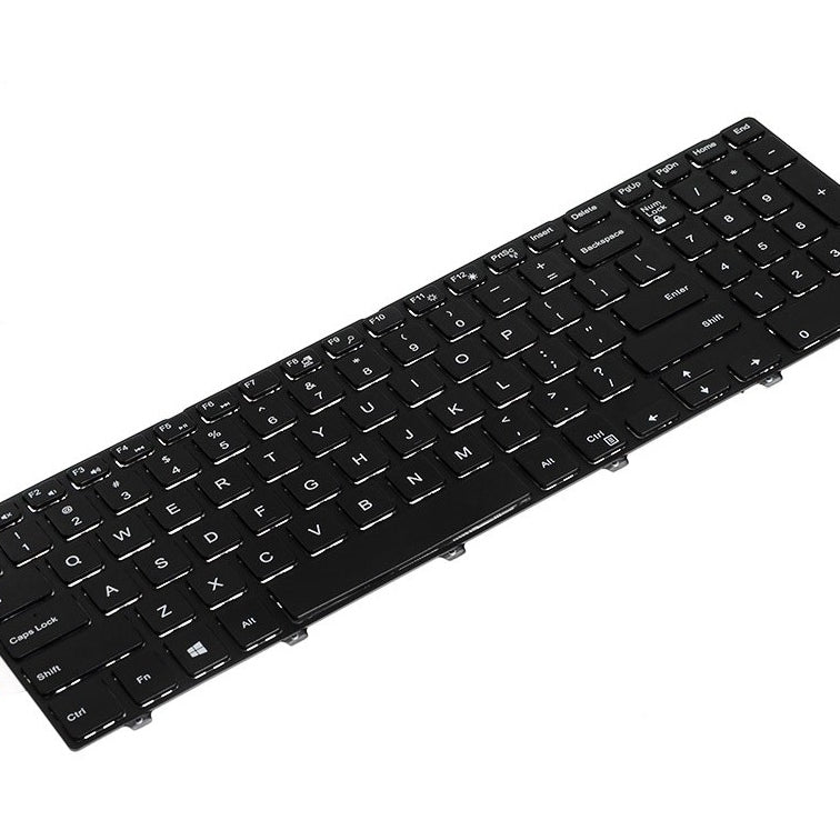 Tastatura laptop pentru Dell Inspiron 15-3000 3541 3542 3543 3552 3553 3558 3559 15-5000 5542 5543, US International, fără iluminare, cu NumPad