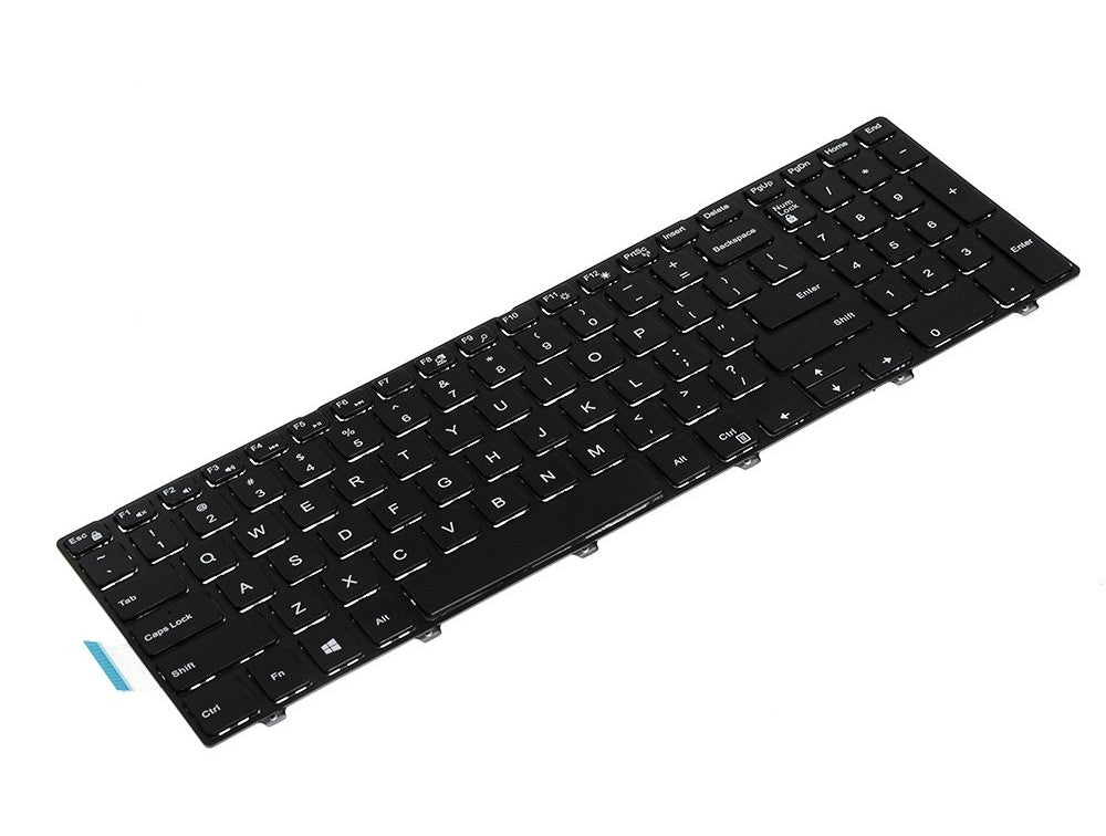 Tastatura laptop pentru Dell Inspiron 15-3000 3541 3542 3543 3552 3553 3558 3559 15-5000 5542 5543, US International, fără iluminare, cu NumPad