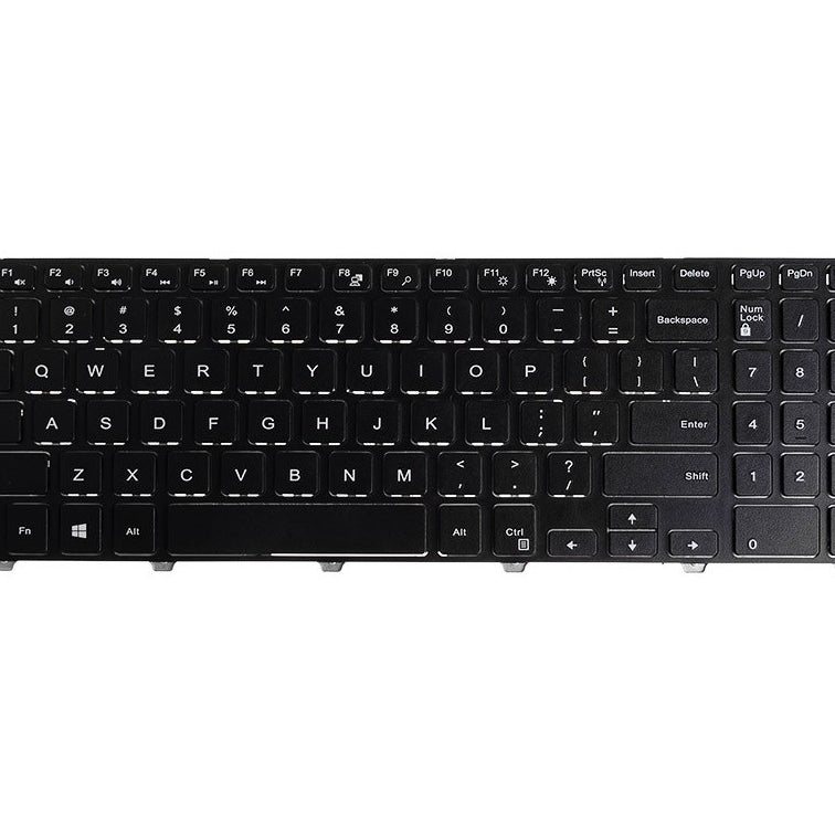 Tastatura laptop pentru Dell Inspiron 15-3000 3541 3542 3543 3552 3553 3558 3559 15-5000 5542 5543, US International, fără iluminare, cu NumPad