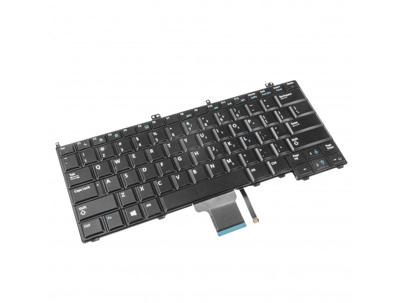 Tastatura laptop pentru Dell Latitude E7240 E7440 E7420 iluminata (BACKLIT), US International, iluminată, fără NumPad