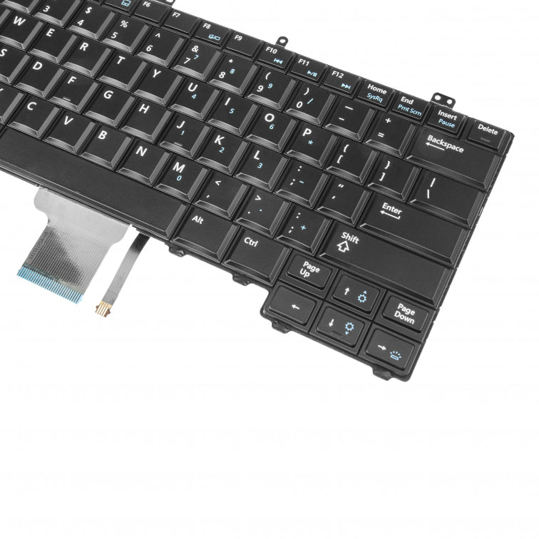 Tastatura laptop pentru Dell Latitude E7240 E7440 E7420 iluminata (BACKLIT), US International, iluminată, fără NumPad