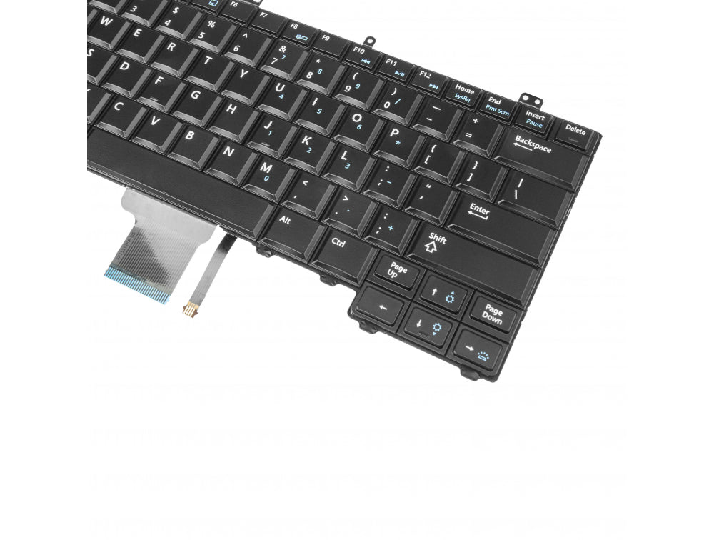 Tastatura laptop pentru Dell Latitude E7240 E7440 E7420 iluminata (BACKLIT), US International, iluminată, fără NumPad