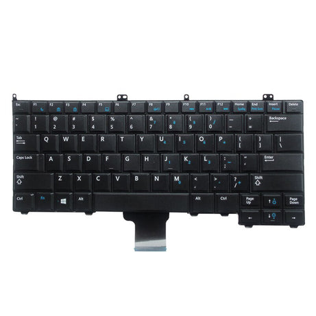Tastatura laptop pentru Dell Latitude E7240 E7440 E7420, US International, fără iluminare, fără NumPad