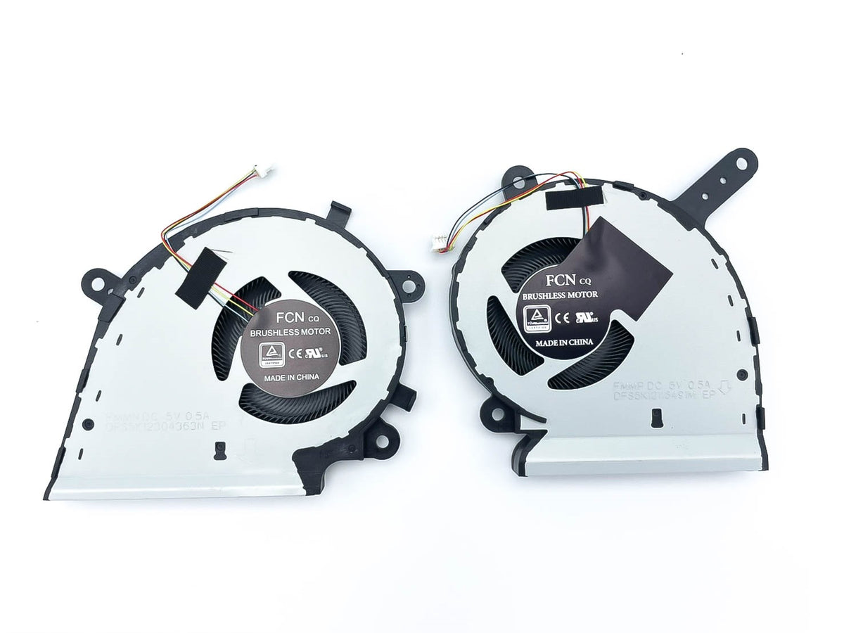 Set 2 coolere procesor laptop Asus ROG Strix G531 G531G G531GV G531GU G531GT G531GD 13NR01L0T01111 13NR01N0P09111 DFSCK22115181L FMMN si FMMP 5V